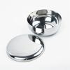 Round Rice Bowl Single Layer Children Bowl Korean Stainless Steel Bowl  Cream Foam