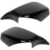 BMW 5 E60 E61 03-08 Mirror Cover Black Glossy Left & Right 2 pcs Set