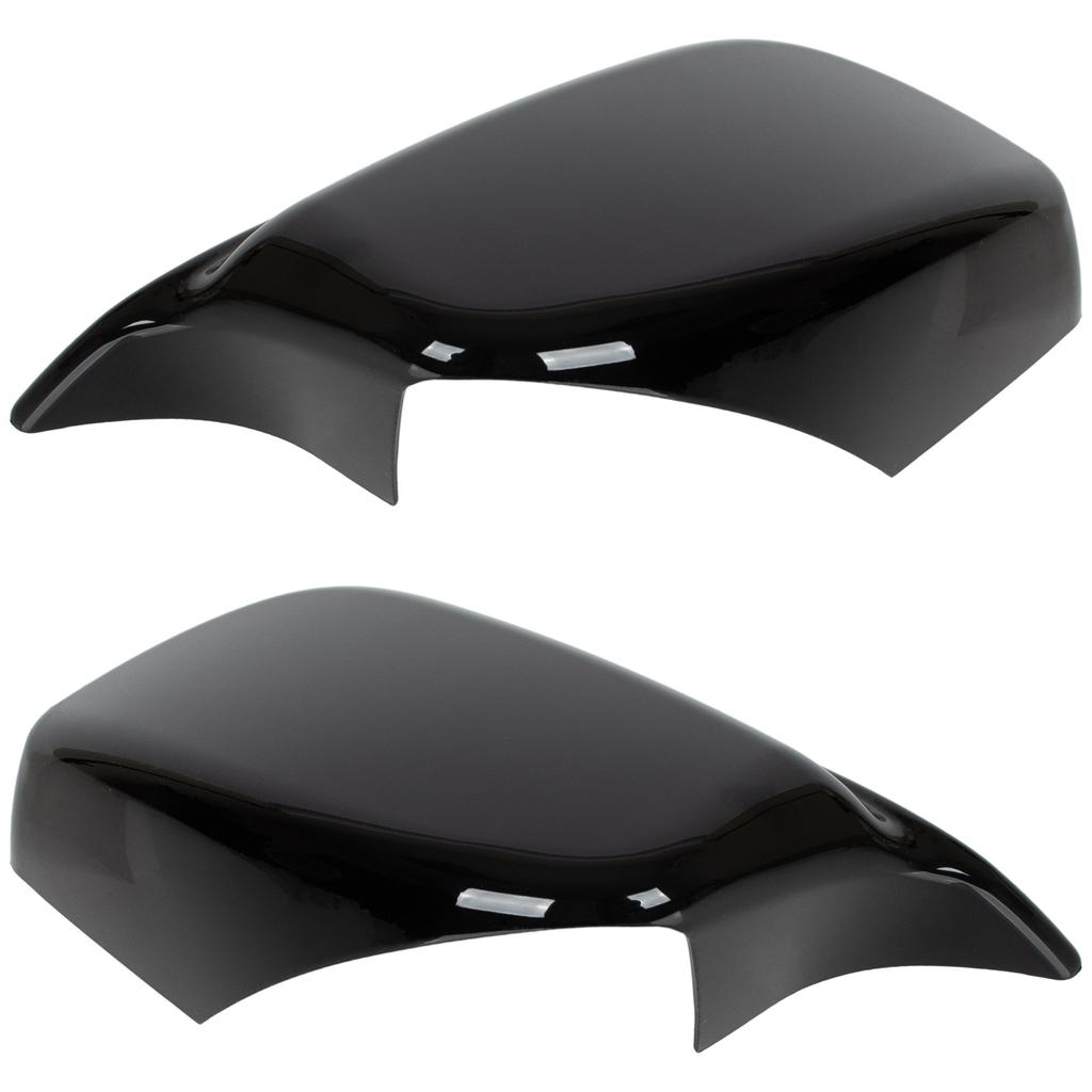 BMW 5 E60 E61 03-08 Mirror Cover Black Glossy Left & Right 2 pcs Set