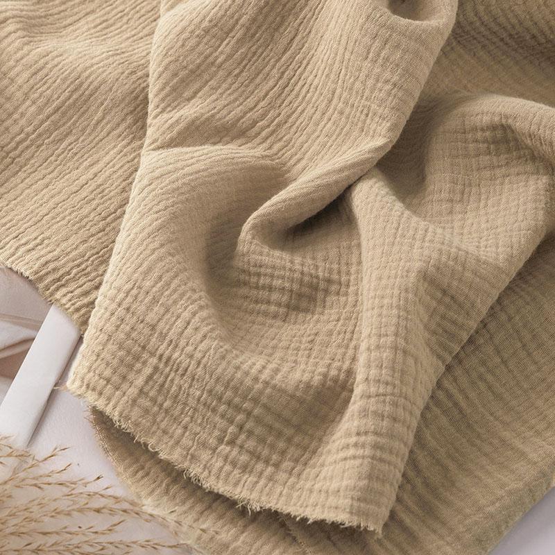 Двухслойная марлевая ткань 100% хлопок креп швейная ткань мягкая для шитья своими руками детское платье летняя одежда банное полотенце салфетка