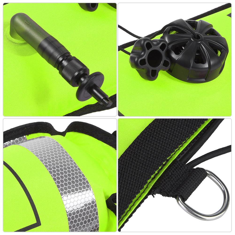 Надувной буй-маркер для дайвинга высокой видимости 6 футов, аксессуар