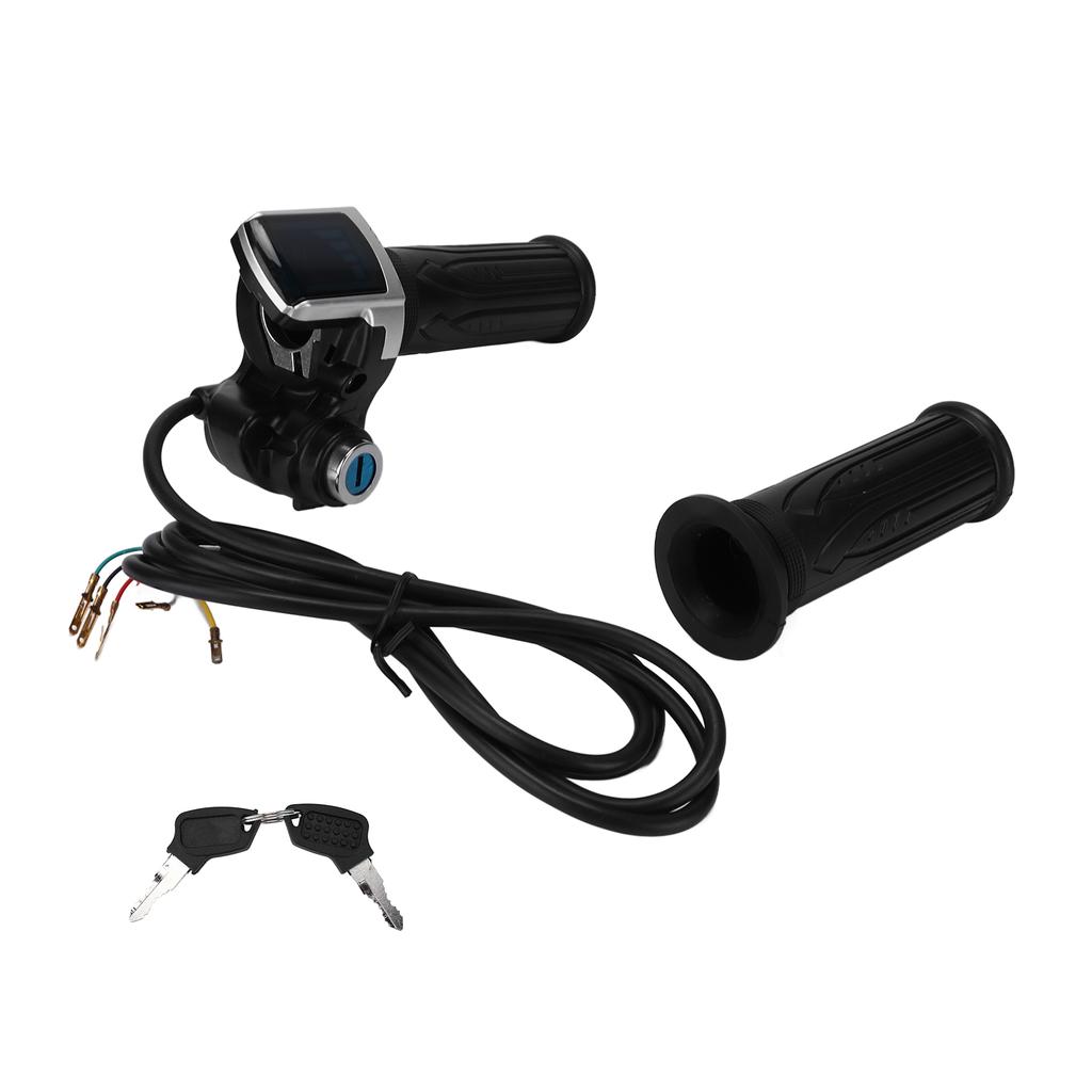 24 В HalfTwist Throttle Grip LED индикатор питания с 2 ключами для электрических велосипедов скутеров