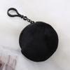 Soft Plush Round Coin Bags Purse Small Coin Money Pouch Wallet Portable Keyring Keychain Earphone Storage Clutch Bags Organizer