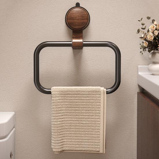 Подвесная вешалка для полотенец с присоской, прочная, несущая, простая установка, настенное крепление для ванной комнаты, держатель для полотенец для рук