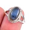 Натуральный лабрадорит драгоценный камень 925 цельное серебро ювелирное кольцо размер 7 F0J88