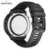 NORTH EDGE Мужские спортивные цифровые часы MARS Pro, военные армейские часы из углеродного волокна, альтиметр, барометр, компас, водонепроницаемые 50 м