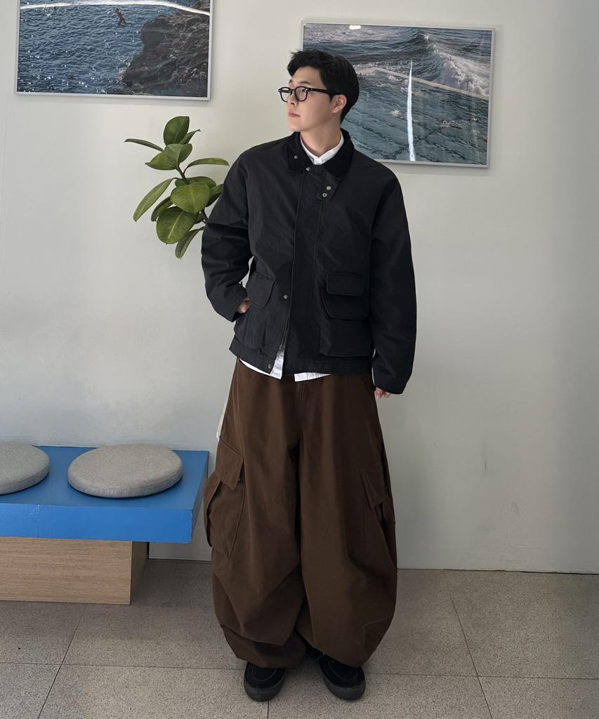IDWS Andy Twill Balloon Cargo Pants Brown