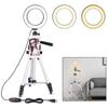 5,7-дюймовый светодиодный кольцевой светильник 3 режима освещения 10 уровней яркости Светодиодный светильник со штативом для видеосъемки
