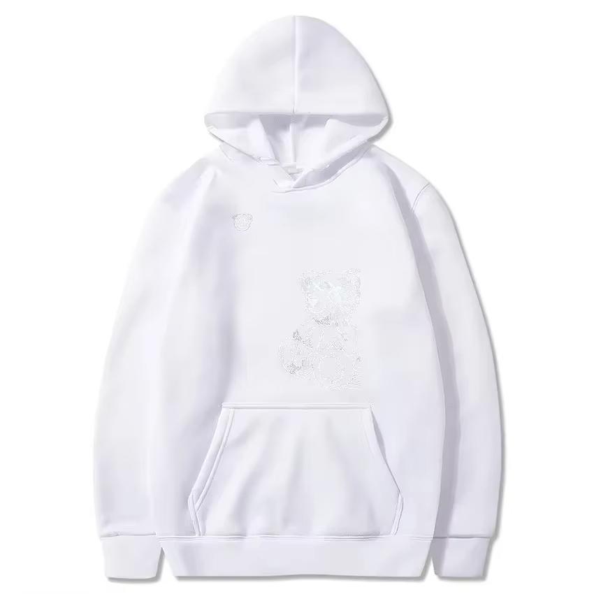 2025 Men's and Women's New Spring Hooded Sporty Casual Solid Print Fashion Trend Casual