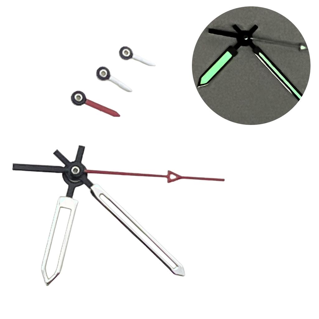 Циферблат VK63 многофункциональные стрелки часов панда зеленый люминесцентный S логотип спортивные кварцевые стрелки часов циферблат и стрелки для Seiko mod