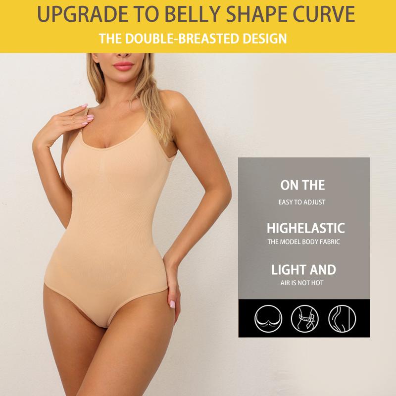 Flarixa Seamless Shapewear Bodysuit Tummy Control Corset Women Full Body Shaper Thong Comfortable Slimming Belly Underwear