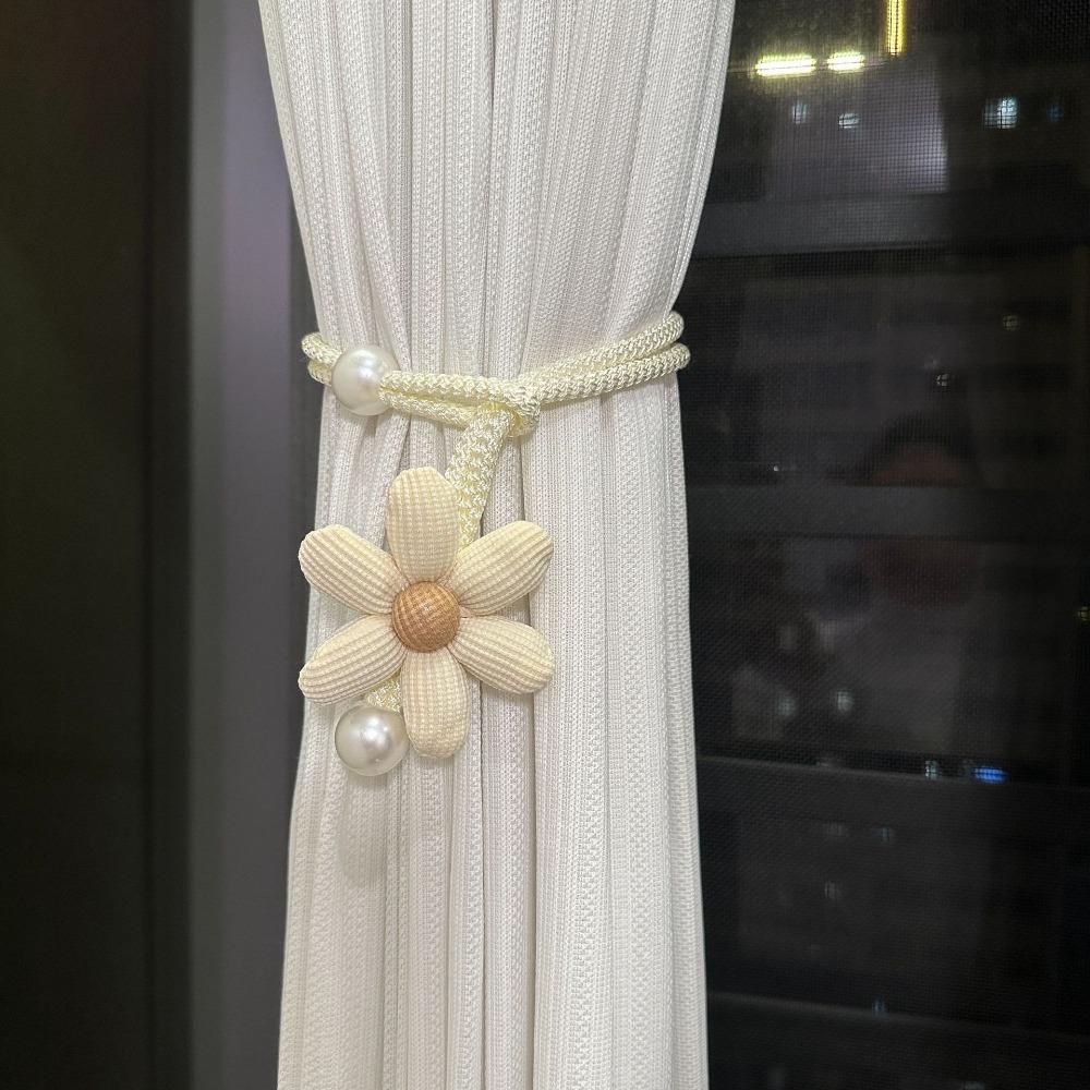 Elegant Curtain Tieback Adjustable Petal Curtain Buckle Sweet Petal Curtain Straps  Bedroom