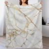 Abstract Geometric Marble Throw Blanket Soft Plush Flannel Fleece Blanket for Home Bed Sofa Couch Chair Outdoor Travel Camping