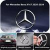 AAVS1 ABS Car Rear Trunk Emblem Sticker For Mercedes Benz AMG GLS-class X167 2020-2024 A1678171300 Mercedes Logo Badges Cover Decal