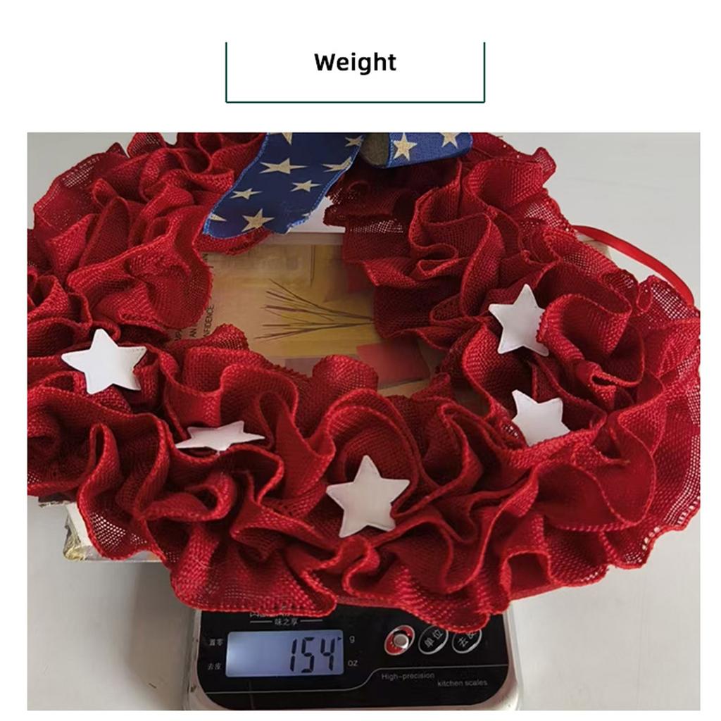 Exclusive For Independence Day In The United States | Exquisite Handmade Love Wreath, Celebrating And Unity