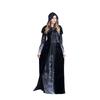 Костюм взрослого женского платья Мрачного Жнеца-вампира для Хэллоуина, косплея