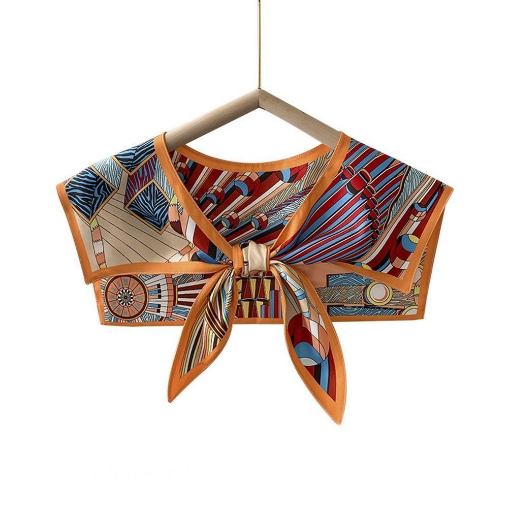 Silk Sunscreen Shawl Sunscreen False Collar Fashion Neckwear Summer