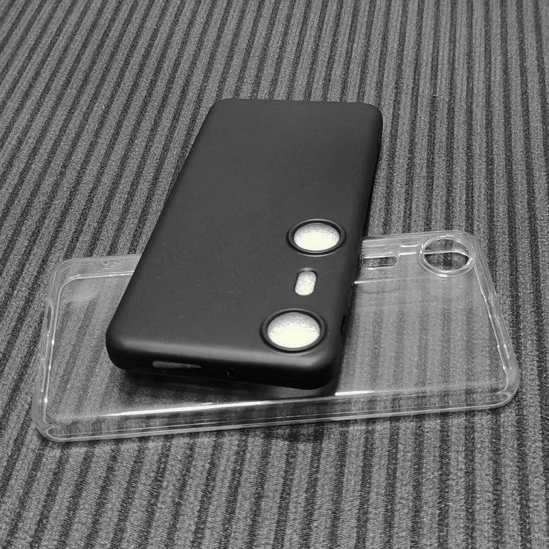 For XREAL Beam Pro Soft TPU Phone Case for XREAL Beam Pro Frosted Black Cover Silicone Protective Cases Shell 5