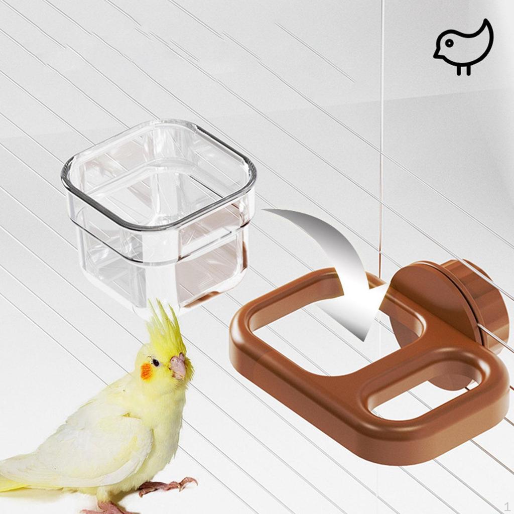 Кормушка для попугаев, кормушка для птиц, легко моющаяся, принадлежности для поения, поилка, миска для кормушки