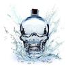 Glass Skull Head Cup 100-750ML Water Bottle Creative Skull Head Wine Bottle  Halloween Gift