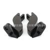 Harley-Davidson Rear Passenger Footpeg Bracket Touring Models 1993-2016 Black Chrome Finish