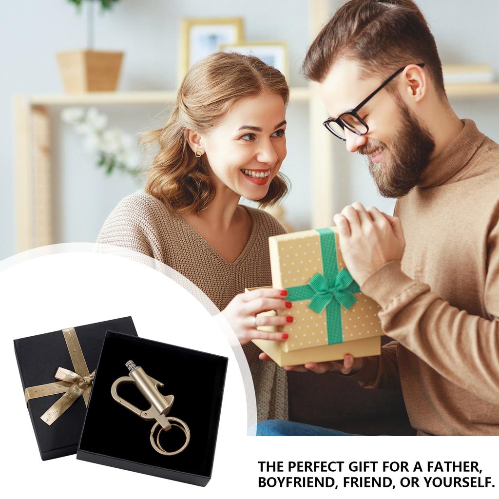 Multifunctional Keychain With 10,000 Matches, Personalized Kerosene Lighter, Beer Opening Pendant, Waterproof Lighter Liquid Capacity 5ml