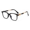 Internet celebrity fashion ruffian handsome glasses frame men and women personality literary anti blue light Sven glasses flat mirror women