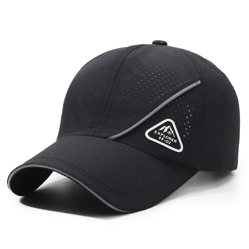 Summer Quick-Drying Sun Hat Men's Breathable Cap Multifunctional Reflective Strip Thin Baseball Cap