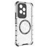 For Honor 200 Lite Magnetic Case Honeycomb TPU+PC Cell Phone Cover