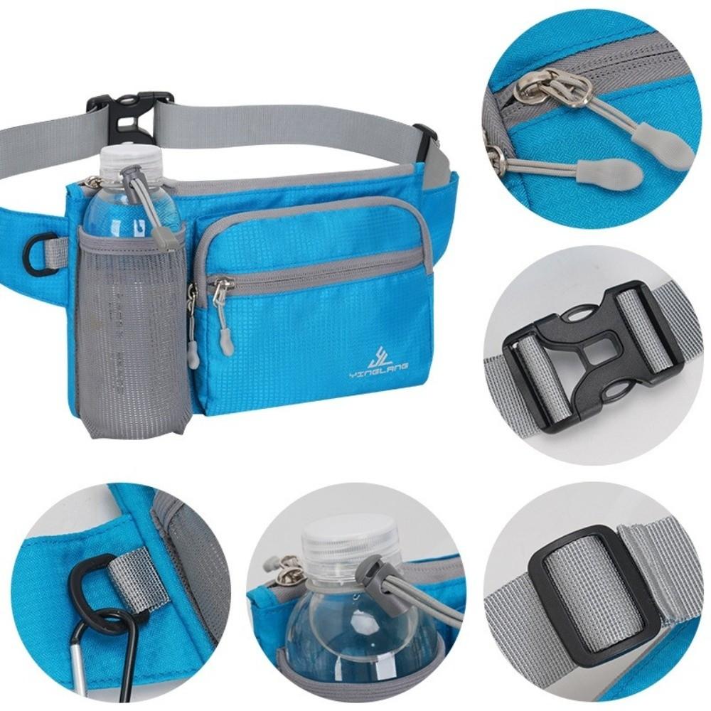 Multifunctional Waist Bag Lightweight Water Bottle Bag Casual Phone Chest Bag Cycling