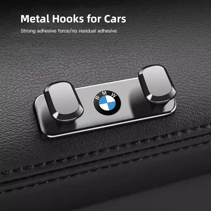 Zinc alloy Car Hook Randomly Pasted Storage Bracket Sticker For BMW X1 X3 X4 X5 E46 E90 F20 E60 E39 F10 M1 M2 M3 M5 M6 E87 M E36 TC9