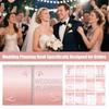 Checklist Detailed Wedding Planning Book Thick Paper Sparkling Bridal Organizer  Habit Tracker