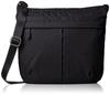 Nylon Taffeta Shoulder Bag Vertical Style Black [Isaac] Women's Y62-01-03