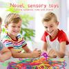 50/100Pcs Colorful Elastic Rope Sensory Toy Kids Adults Stress Anxiety Relief TPR Stretchy Noodle Fidget String Toy Party Favors