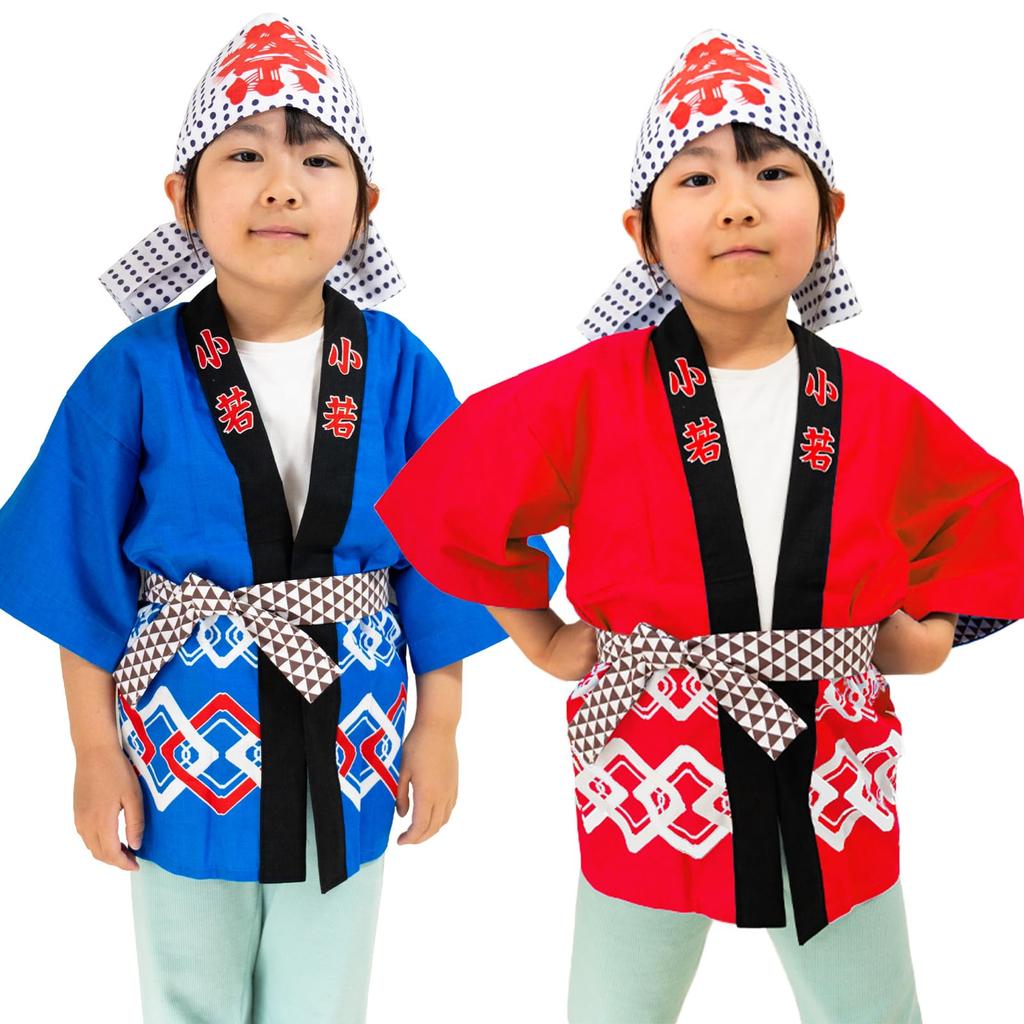 Счастливые годы, годы, сделанные в Японии [happybeans] 1-2 года, 3-4 года, детский фестиваль, (взрослый M, синий)