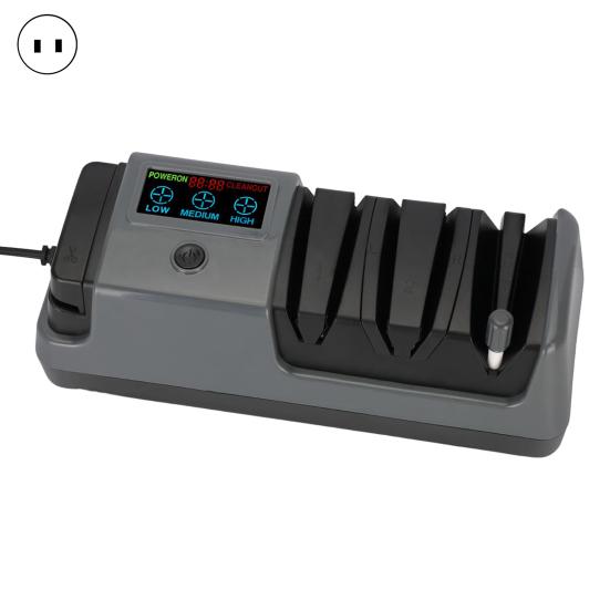 Профессиональная электрическая точилка для ножей Цифровой дисплей Регулируемая скорость вращения Направляющие для точного угла Точилка для серрейторных ножей