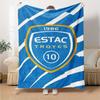 Troyes AC Print Flannel Blanket High Quality Warm Comfortable Cover for All Seasons Perfect for Gifts Home Decor