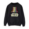 STAR WARS Womens/Ladies Retro Rainbow Sweatshirt