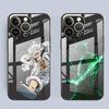 Чехол для iPhone 17 Pro Max XR 12 14 11 8 Air 16 15 Plus 13 Стеклянная крышка для телефона OneS P-ieceS Крутой