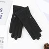 Autumn and Winter Skin Feel Fleece and Water Repellent Outdoor Touch Screen Cycling Windproof and Cold Proof Gloves