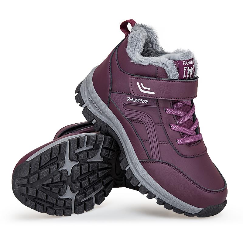 36-46 Пара Зимние Плюс Мягкие Теплые Ботинки Из Хлопка Зимние Ботинки Походная Обувь Обувь Для Пожилых Спортивная и Повседневная Обувь Из Хлопка