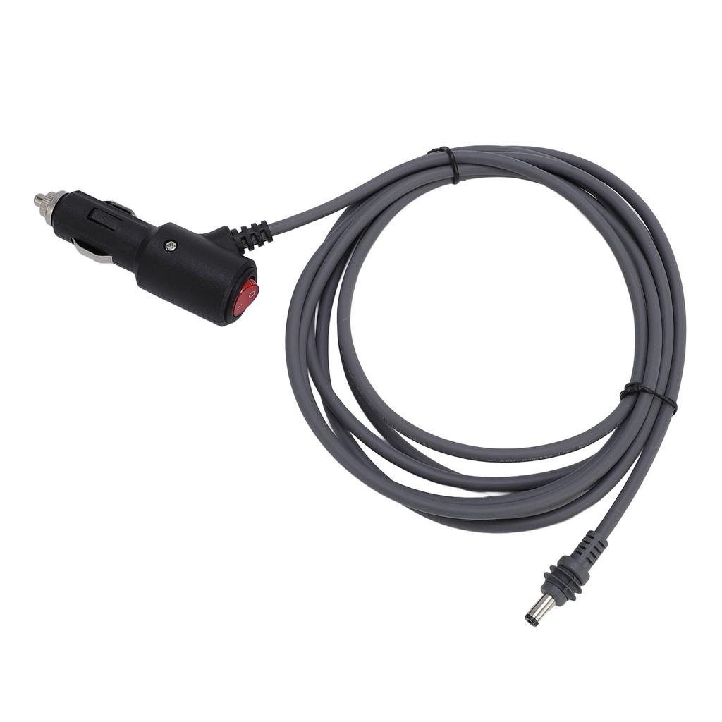 10ft DC Power Cable Cigar Lighter DC12V To 24V Water Resistant 18AWG DC Power Supply for Trucks Buses Ships Gray