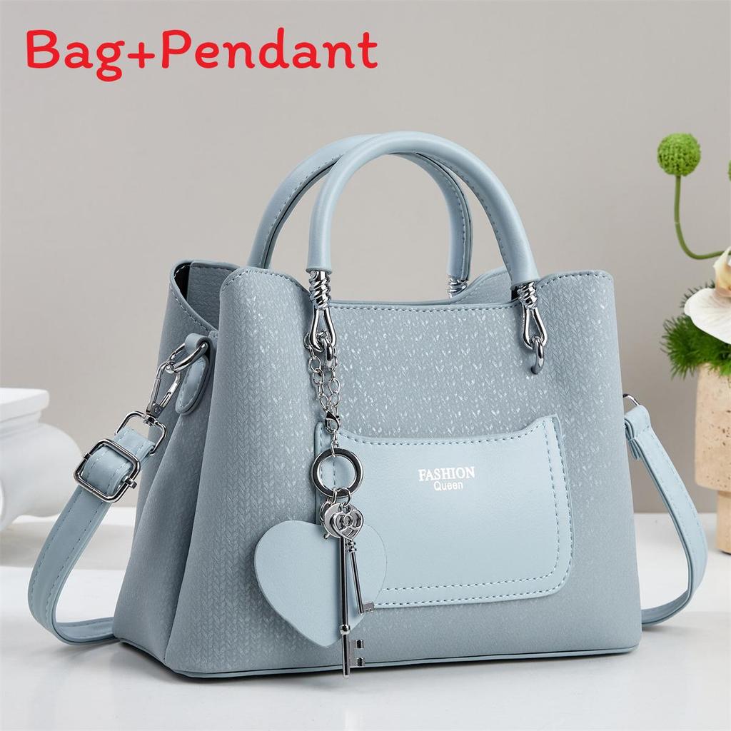 Pu Material Casual Single Shoulder Handbag With Zipper Pocket For Daily Use
