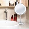 Двустороннее 10-кратное увеличительное зеркало Настольное зеркало для туалетного столика Зеркало для ванной Косметическое зеркало для дома