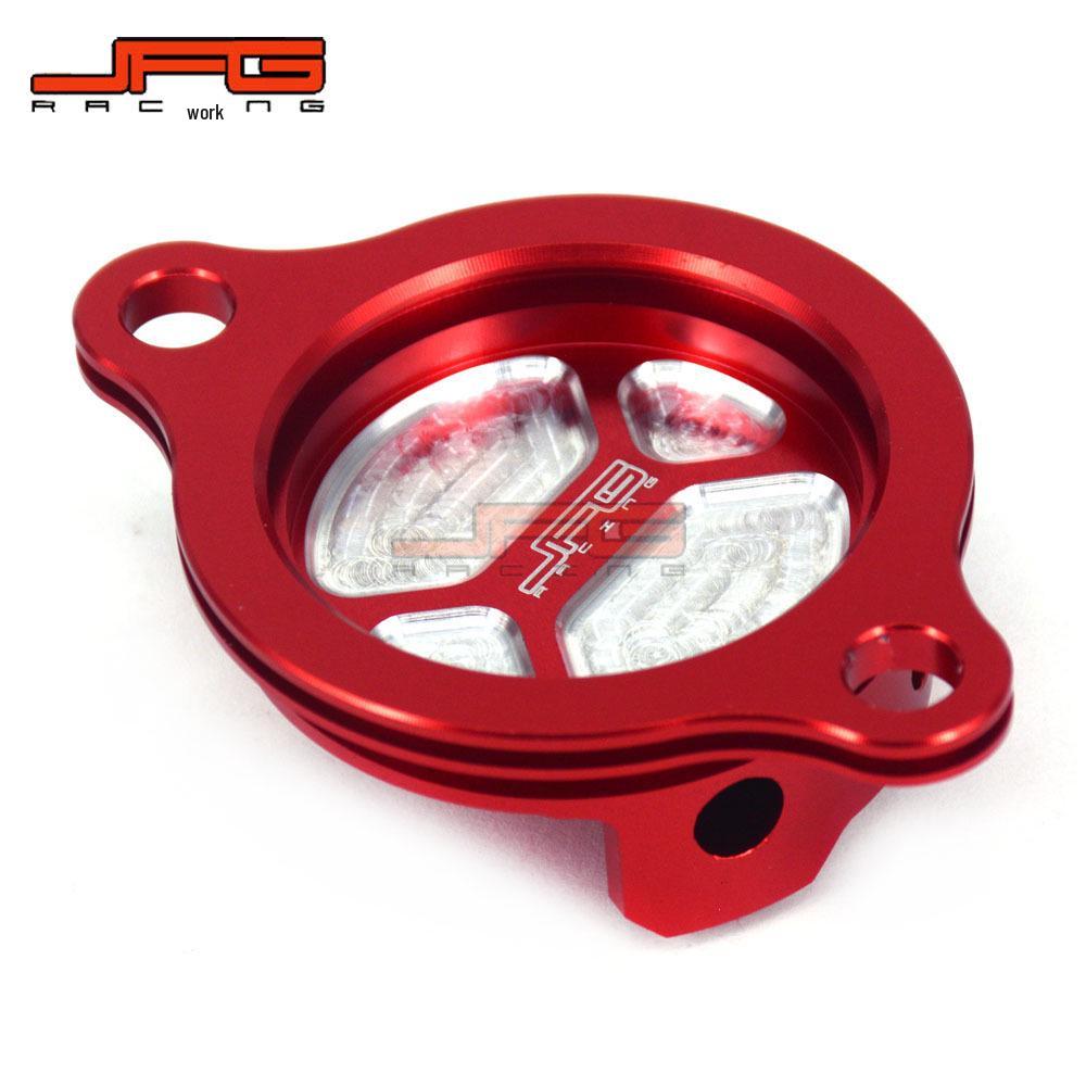 CRF250R 2010-2016 Внедорожный мотоцикл CNC Алюминиевая крышка масляного фильтра