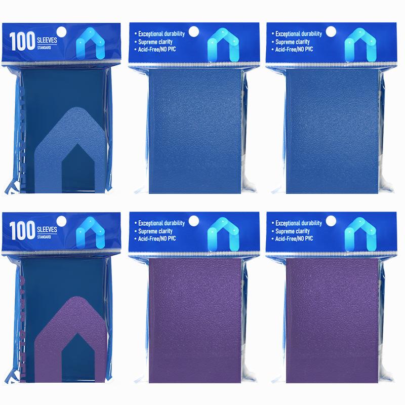 100 шт. Премиальные матовые протекторы для карт, совместимые с MTG, Pokemon, коллекционными карточками и спортивными картами стандартного размера для настольных игр