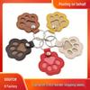 Pet Hair Keepsake Keychain with Paw Print Pendant for Dog and Cat Hair