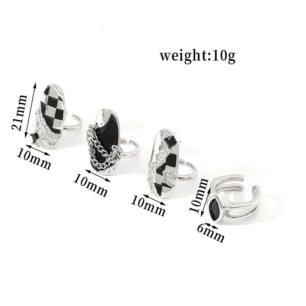 Кольца Цепь Доспехи Набор Кольцо Кольца Наборы Женские Открывающиеся Кольца Кольца для Пальцев Кольца для Защиты Ногтей