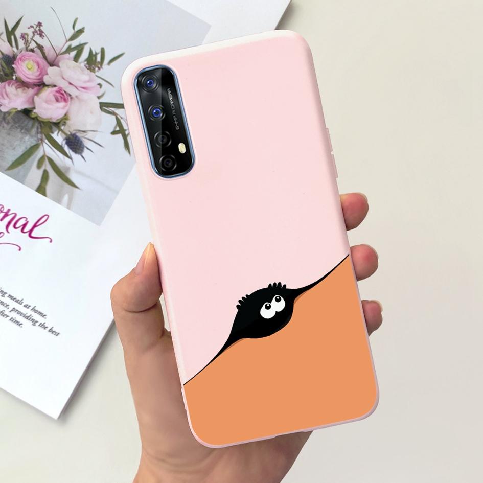Чехол для Realme 7 Чехол для Realme 7 5G Милый Астронавт Динозавр Мягкий Силикон Funda Для Realme 7 Pro RMX2170 Realme7 Защитный Чехол