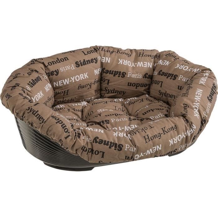 Panier corbeille coussin a motifs - Taille S - 52 x 39 x 21 cm - FERPLAST